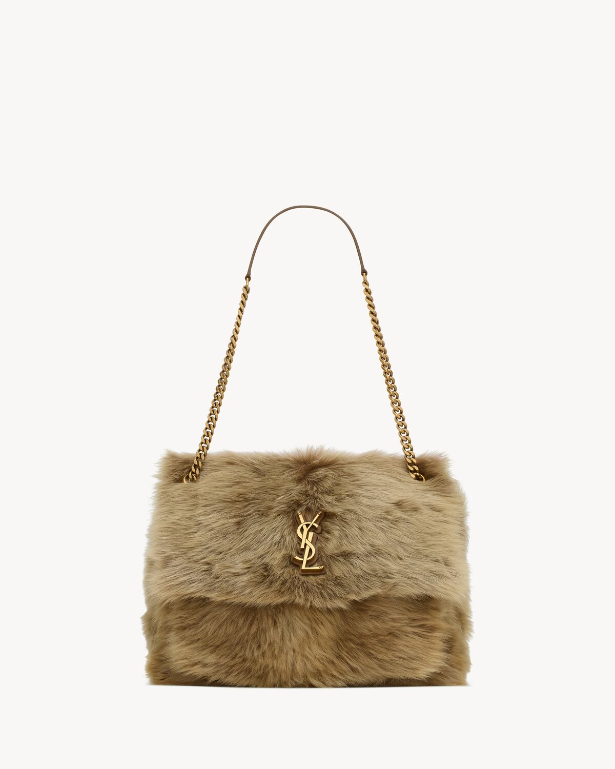 YSL Niki Large in Shearling - Image 1
